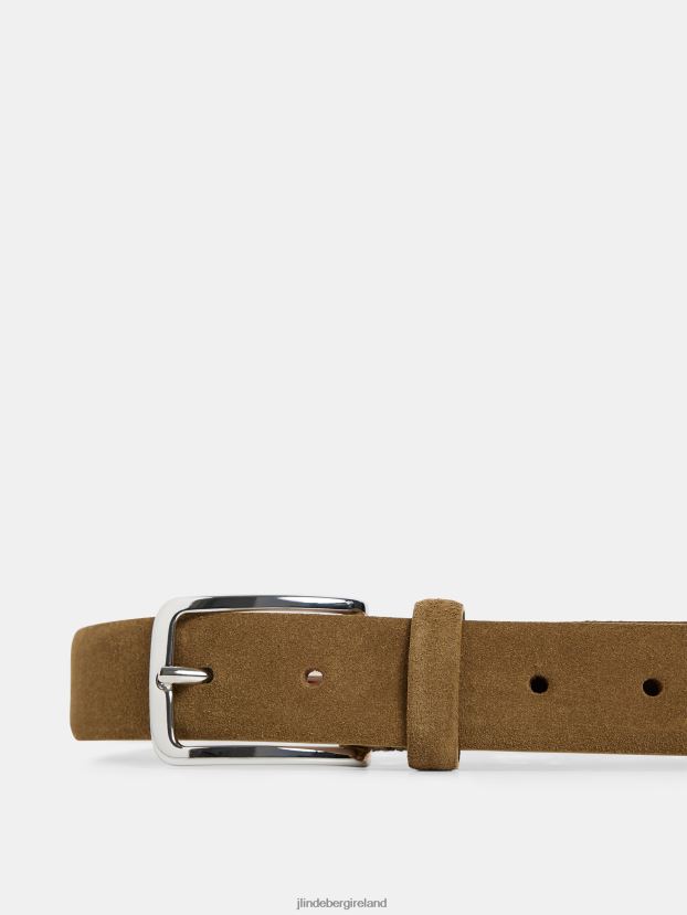 J.Lindeberg Men Bobby Suede Belt Butternut Accessory BXV8X41246