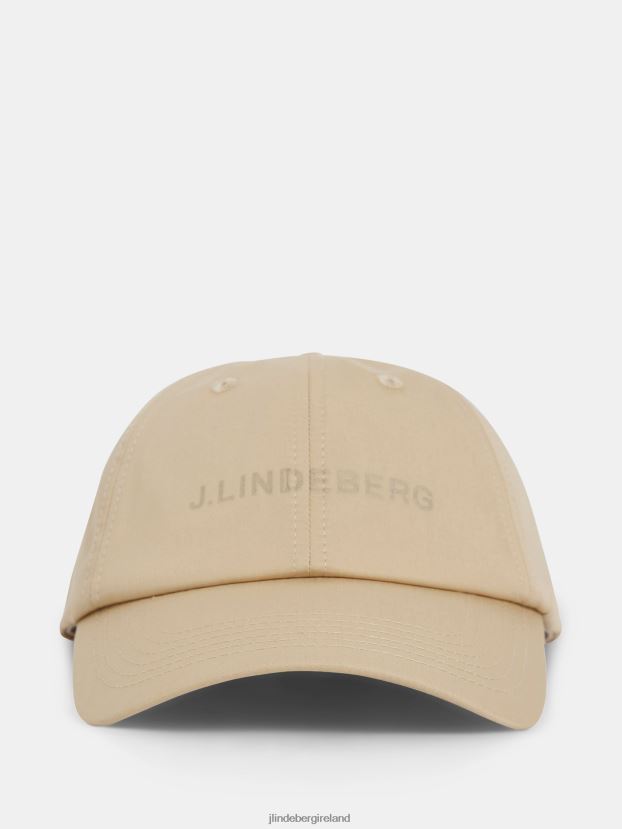 J.Lindeberg Men Elijah Cotton Logo Cap Safari Beige Accessory BXV8X41272