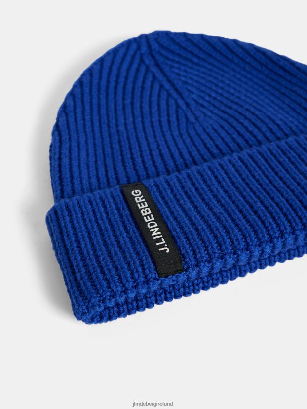 J.Lindeberg Men Juan Merino Beanie Surf the Web Accessory BXV8X41255