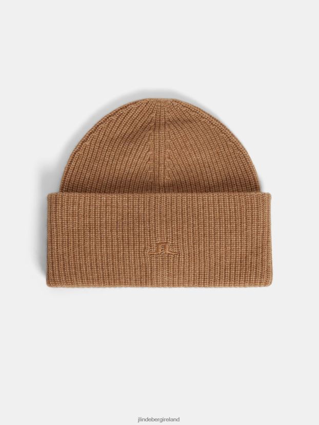 J.Lindeberg Men Monti Cashmere Blend Beanie Chipmunk Accessory BXV8X41250 - Click Image to Close