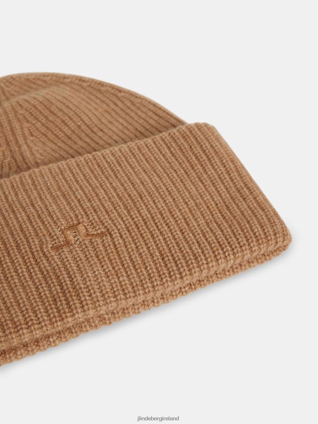 J.Lindeberg Men Monti Cashmere Blend Beanie Chipmunk Accessory BXV8X41250