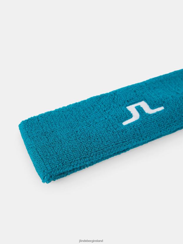 J.Lindeberg Men Sweat Headband Enamel Blue Accessory BXV8X42520