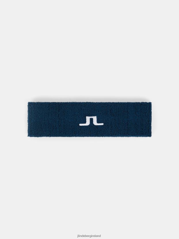 J.Lindeberg Men Sweat Headband Moroccan Blue Accessory BXV8X42521 - Click Image to Close