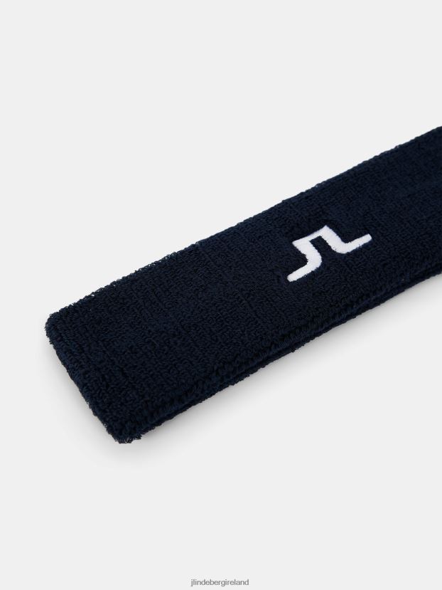 J.Lindeberg Men Sweat Headband Navy Accessory BXV8X42522