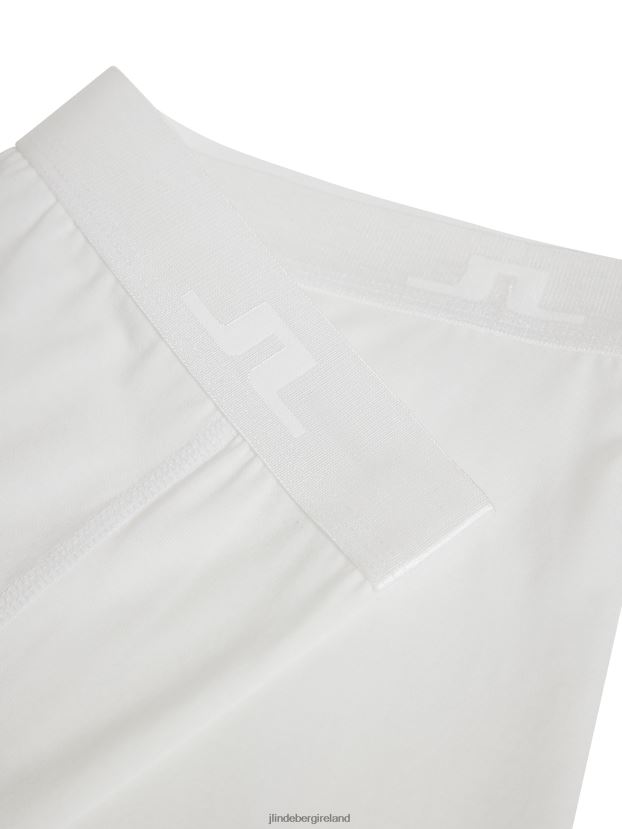 J.Lindeberg Men Bridge Lyocell Boxer Briefs White Accessory BXV8X41261