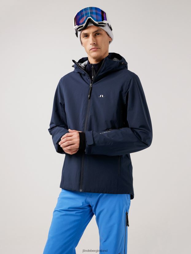 J.Lindeberg Men Ace Ski Jacket Navy Clothing BXV8X42489 - Click Image to Close