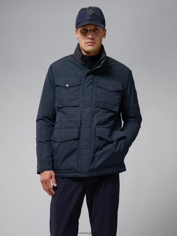 J.Lindeberg Men Acer Padded Jacket Navy Clothing BXV8X42410 - Click Image to Close