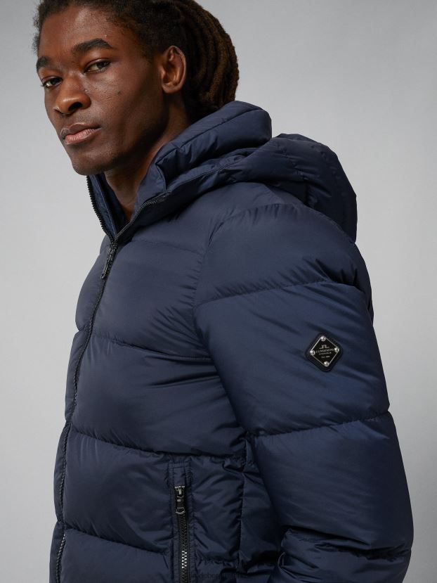 J.Lindeberg Men Barrell Down Jacket Navy Clothing BXV8X42414