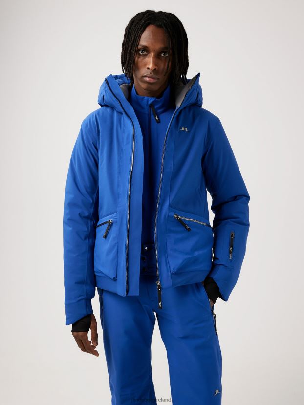 J.Lindeberg Men Edmund Ski Jacket Spectrum Blue Clothing BXV8X42481 - Click Image to Close