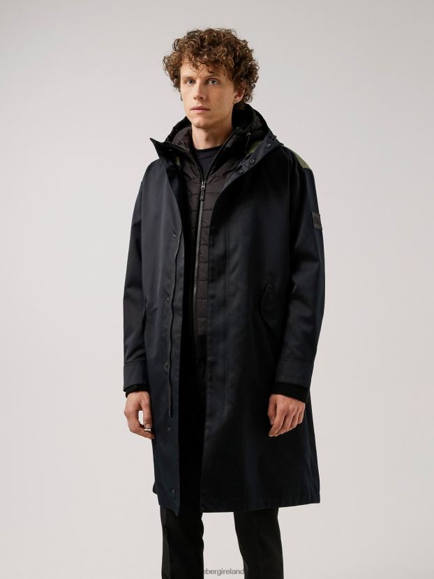 J.Lindeberg Men Kito Unlined Parka Black Clothing BXV8X42501