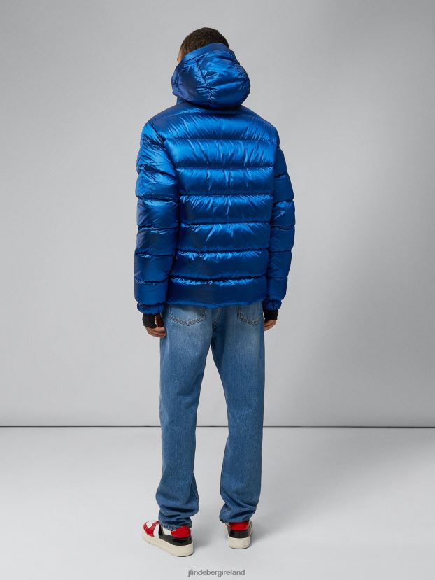 J.Lindeberg Men Sphere Down Jacket Nautical Blue Clothing BXV8X42450 - Click Image to Close