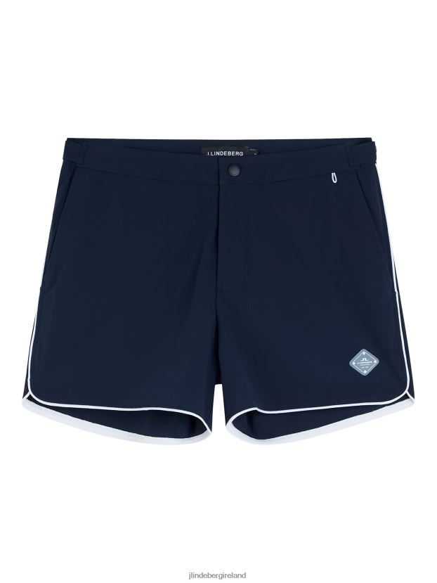 J.Lindeberg Men Arnold Stretch Swim Shorts Navy Clothing BXV8X41112