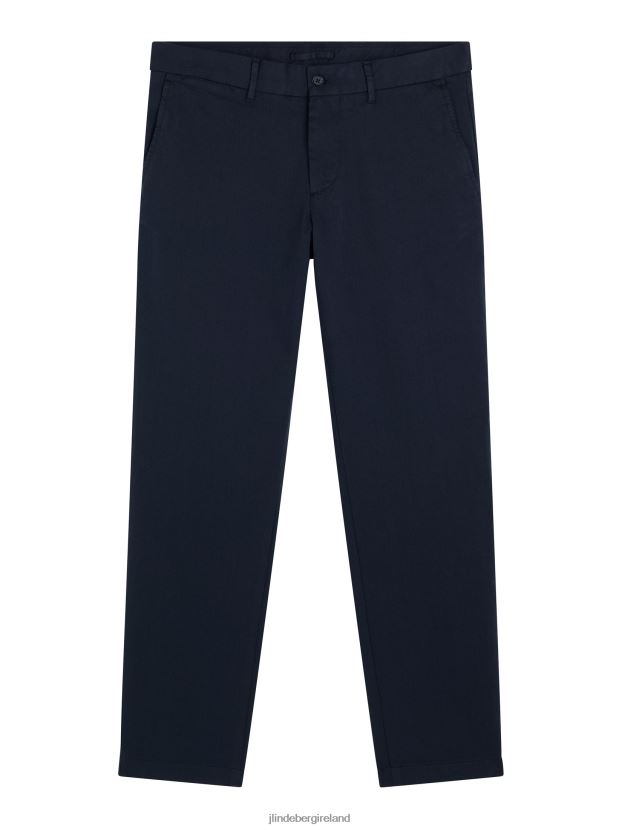 J.Lindeberg Men Chaze Flannel Twill Pants Navy Clothing BXV8X42200 - Click Image to Close