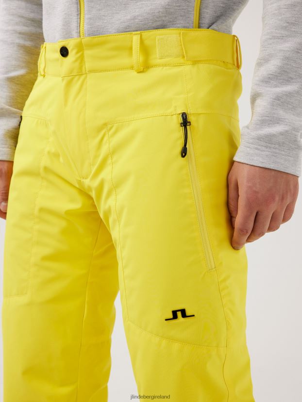 J.Lindeberg Men Clarke Ski Pant Banging Yellow Clothing BXV8X42241