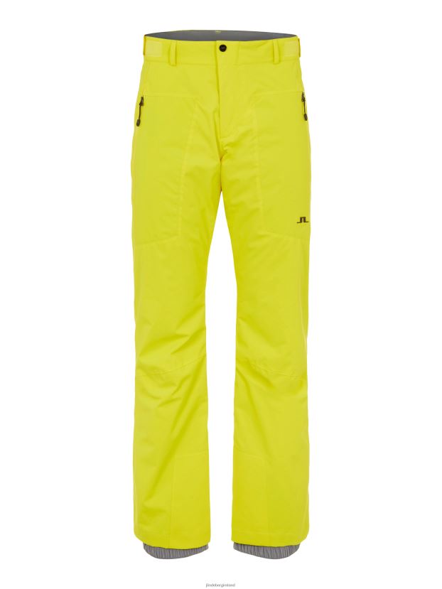 J.Lindeberg Men Clarke Ski Pant Banging Yellow Clothing BXV8X42241