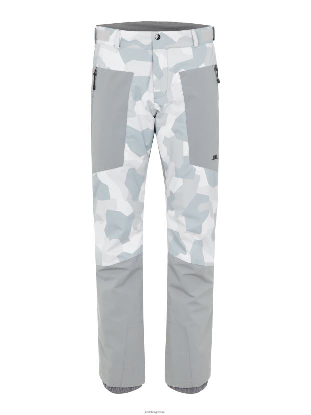 J.Lindeberg Men Clarke Ski Pant Grey Camo Clothing BXV8X42238