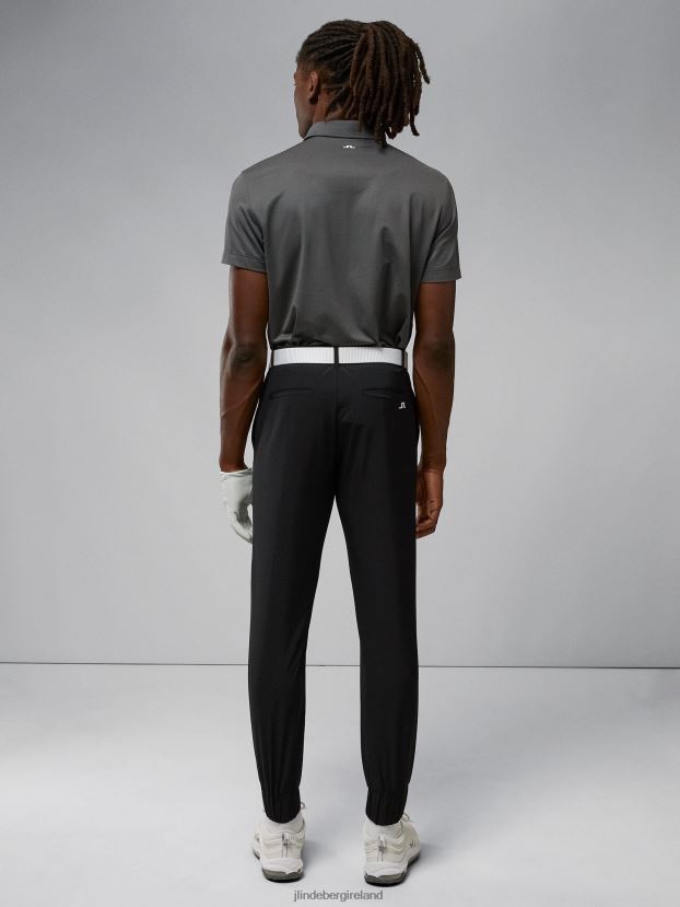 J.Lindeberg Men Cuff Jogger Pant Black Clothing BXV8X42184