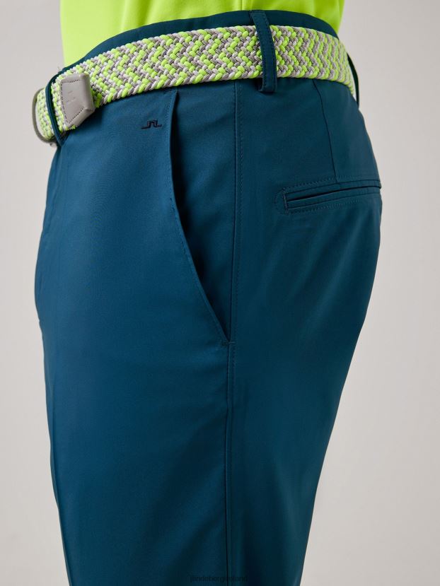 J.Lindeberg Men Elof Golf Pant Majolica Blue Clothing BXV8X42243