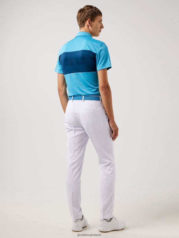 J.Lindeberg Men Elof Golf Pant White Clothing BXV8X42244 - Click Image to Close