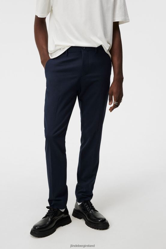 J.Lindeberg Men Grant Stretch Twill Pants Navy Clothing BXV8X41108 - Click Image to Close