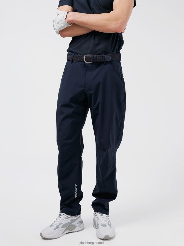 J.Lindeberg Men Hills Golf Rain Pant Navy Clothing BXV8X42221 - Click Image to Close