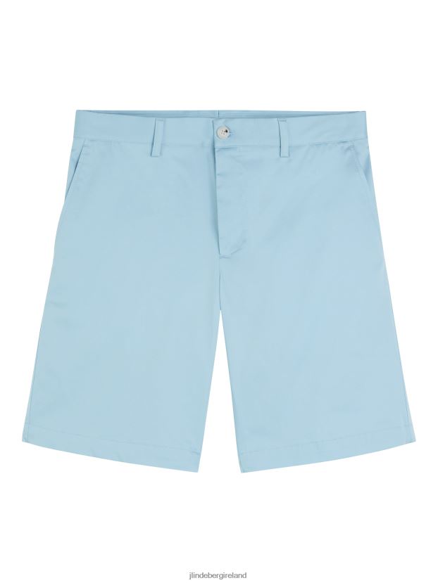 J.Lindeberg Men Nathan Super Satin Shorts Dream Blue Clothing BXV8X41131 - Click Image to Close