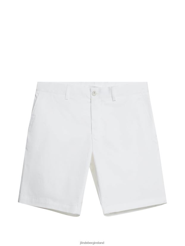 J.Lindeberg Men Nathan Super Satin Shorts White Clothing BXV8X41130