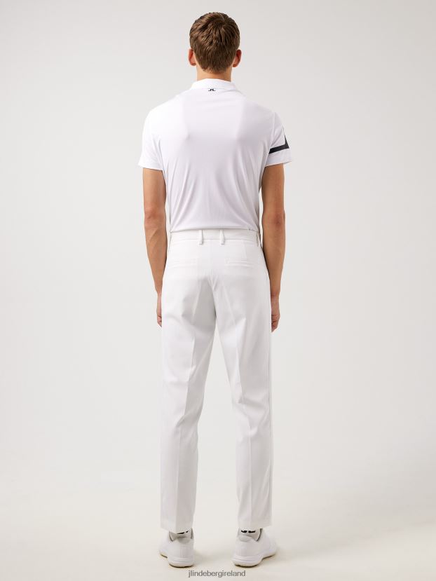 J.Lindeberg Men Ross Golf Pant White Clothing BXV8X42251