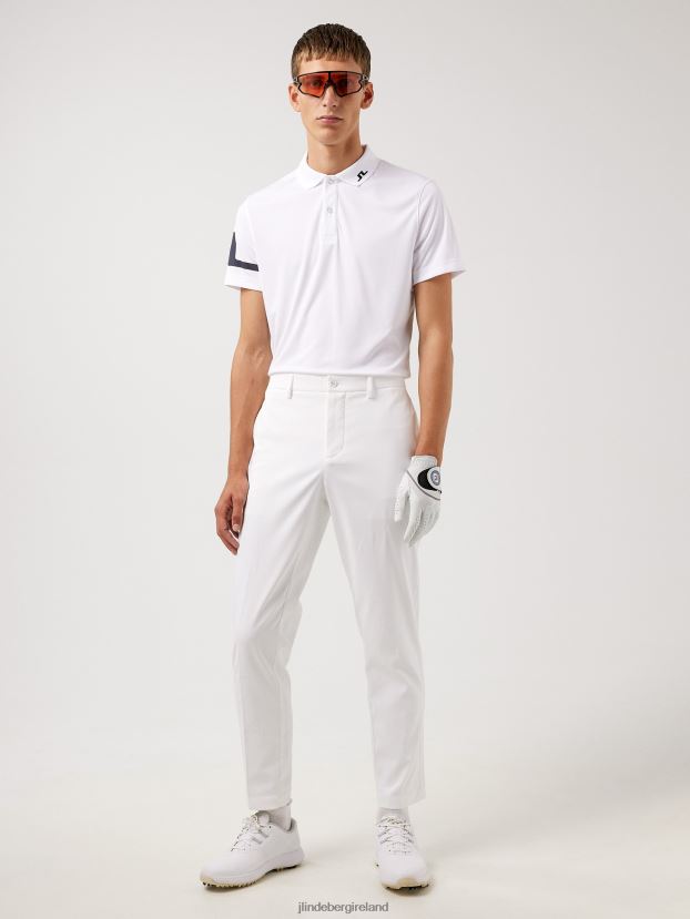 J.Lindeberg Men Ross Golf Pant White Clothing BXV8X42251