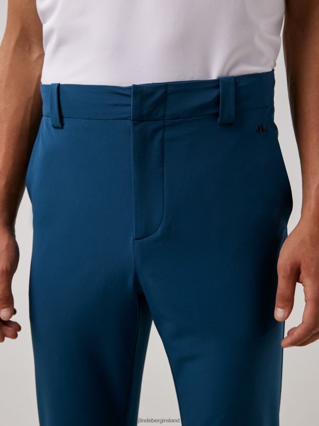 J.Lindeberg Men Seb Golf Pant Majolica Blue Clothing BXV8X42250