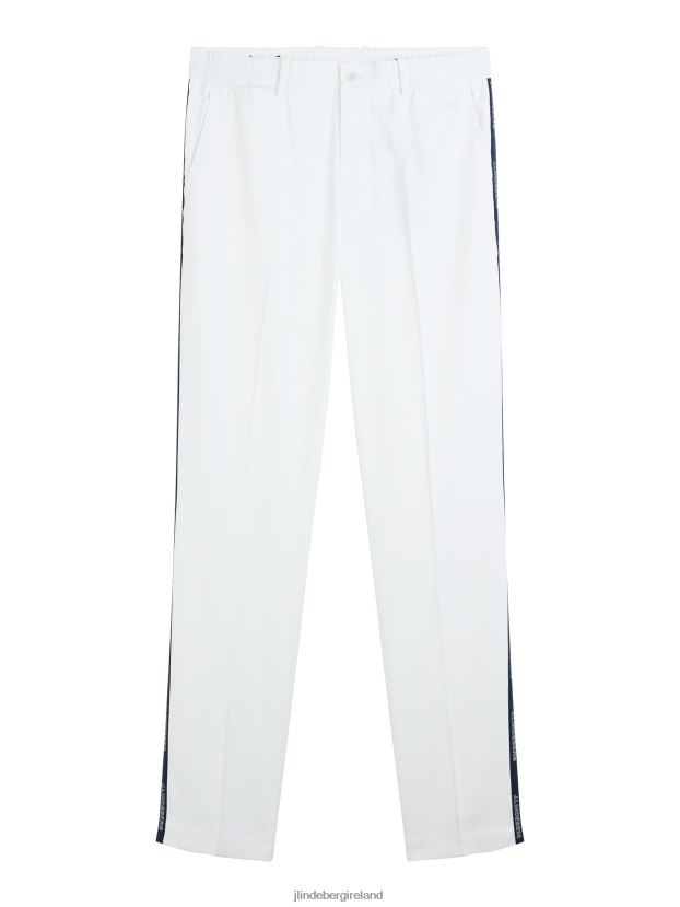 J.Lindeberg Men Stuart Stripe Pant White Clothing BXV8X42176