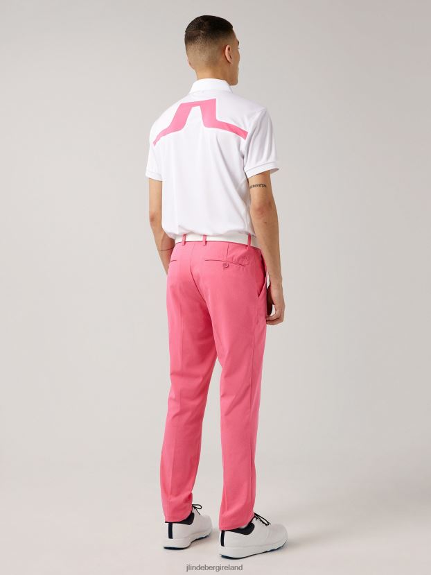 J.Lindeberg Men Vent Golf Pant Hot Pink Clothing BXV8X42227 - Click Image to Close