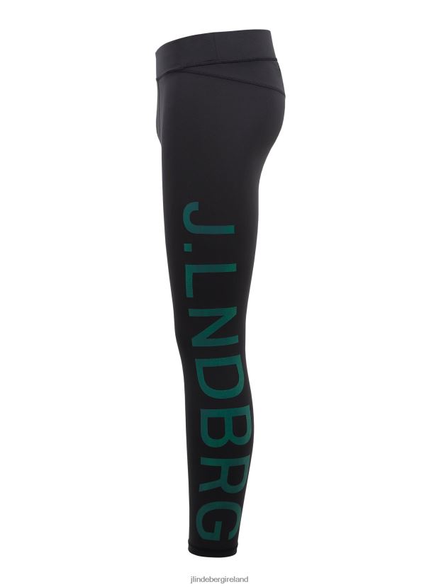 J.Lindeberg Men West Compression Tights Black Clothing BXV8X42236