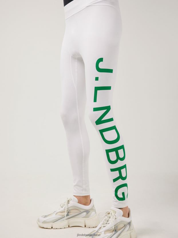 J.Lindeberg Men West Compression Tights White Clothing BXV8X42237