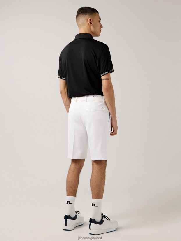 J.Lindeberg Men Guy Golf Polo Black Clothing BXV8X42075 - Click Image to Close