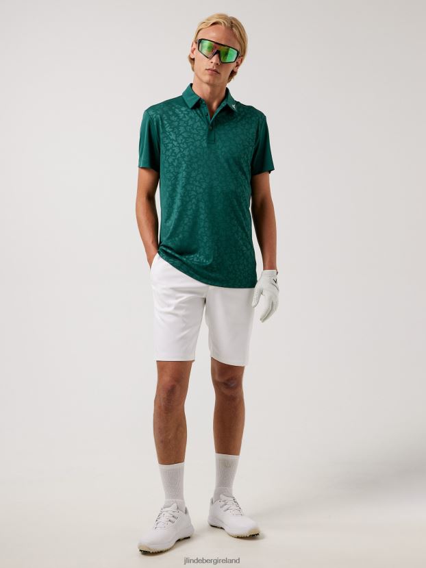 J.Lindeberg Men Joel Golf Polo Treeline Green Clothing BXV8X42118