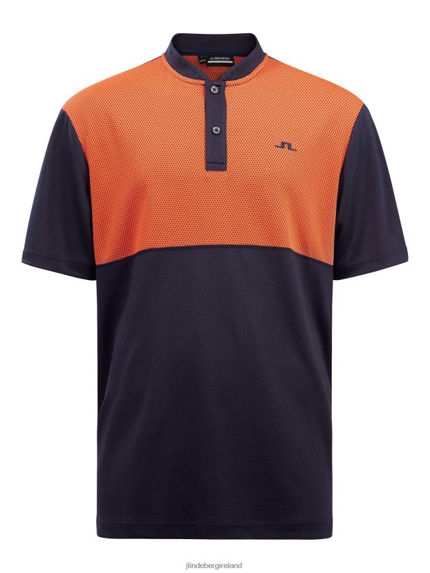 J.Lindeberg Men Jordan Relaxed Fit Polo Navy Clothing BXV8X42074