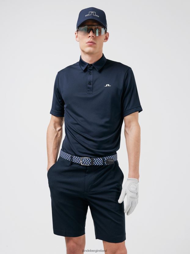 J.Lindeberg Men Peat Relaxed Fit Polo Navy Clothing BXV8X42069 - Click Image to Close