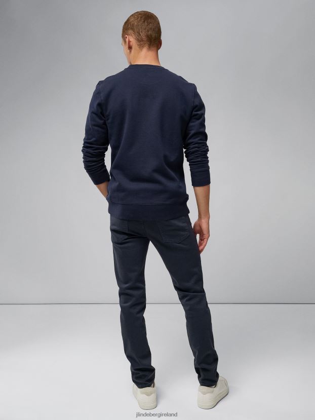 J.Lindeberg Men Cal Sweatshirt Navy Clothing BXV8X41090 - Click Image to Close