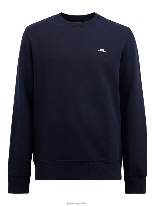 J.Lindeberg Men Cal Sweatshirt Navy Clothing BXV8X41090