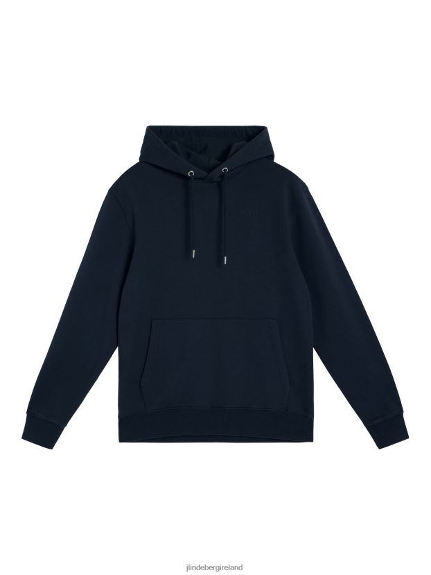 J.Lindeberg Men Chip Hoodie Navy Clothing BXV8X41076