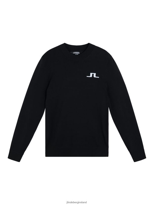 J.Lindeberg Men Gus Sweater Black Clothing BXV8X42333