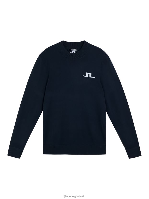 J.Lindeberg Men Gus Sweater Navy Clothing BXV8X42332