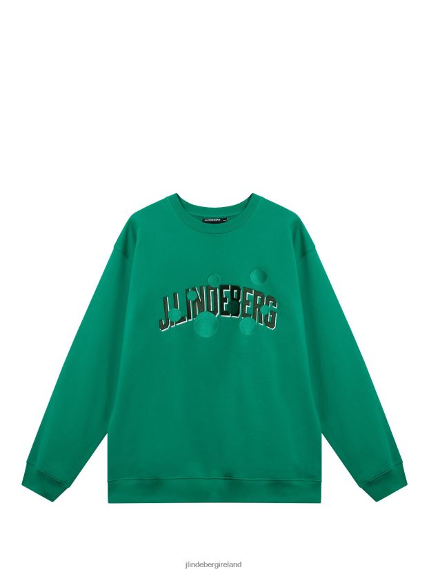 J.Lindeberg Men Kyzer Crew Neck Sweatshirt Bosphorus Clothing BXV8X41073