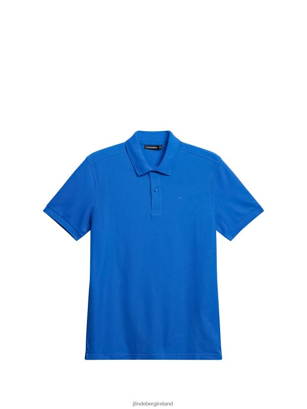 J.Lindeberg Men Troy Polo Lapis Blue Clothing BXV8X4962