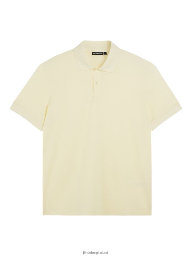 J.Lindeberg Men Troy Polo Pear Sorbet Clothing BXV8X4938