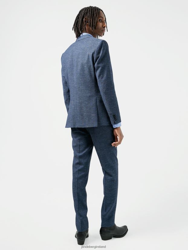 J.Lindeberg Men Elton Two-Tone Blazer Blue Indigo Clothing BXV8X42563 - Click Image to Close