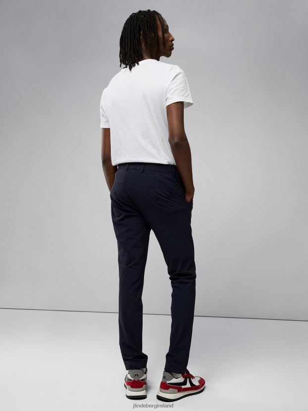 J.Lindeberg Men Grant Stretch Pants Navy Clothing BXV8X42557 - Click Image to Close