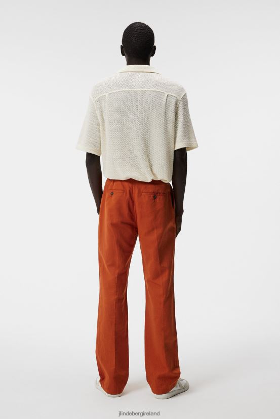 J.Lindeberg Men Haij Cotton Linen Pants Minimal Clothing BXV8X41204 - Click Image to Close