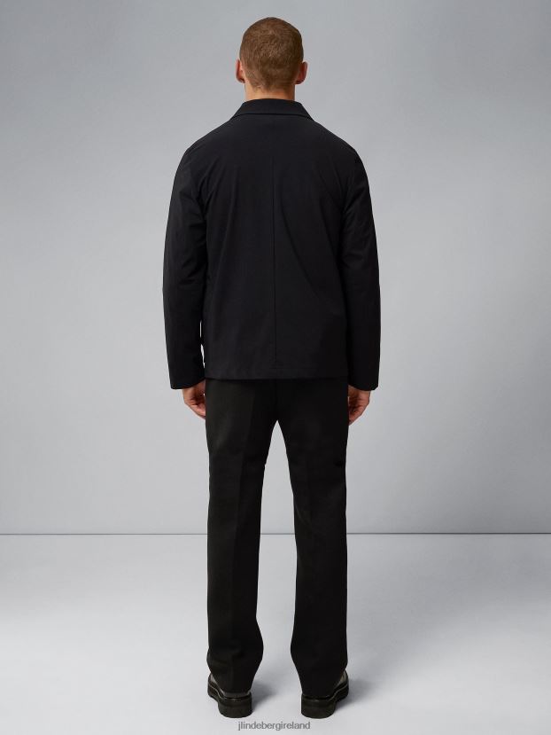 J.Lindeberg Men Jack Stretch Blazer Black Clothing BXV8X42553 - Click Image to Close